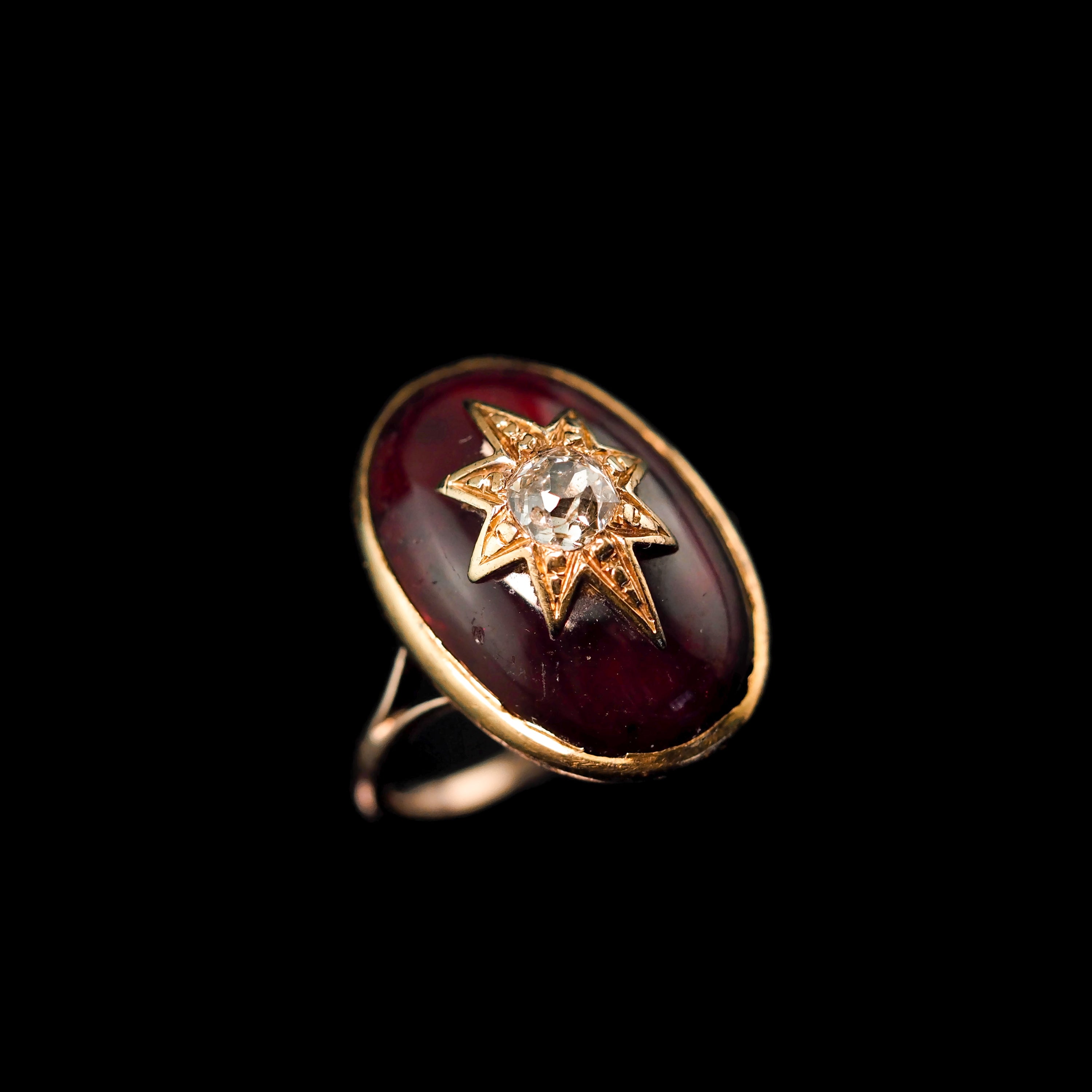 Star on sale garnet ring