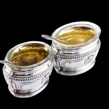 Load image into Gallery viewer, Antique French Solid Silver Salt Cellar Pair - Louis Coignet c.1890
