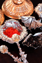 Load image into Gallery viewer, Antique Solid Silver Shell Salt/Butter Dishes Pair in Marvellous Cast Form - Mary Sibley &amp; Richard Sibley 1838
