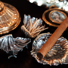 Load image into Gallery viewer, Antique Solid Silver Shell Salt/Butter Dishes Pair in Marvellous Cast Form - Mary Sibley &amp; Richard Sibley 1838
